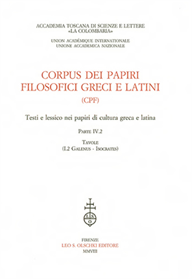 9788822257857-Corpus dei papiri filosofici greci e latini. Testi e lessico nei papiri di cultu
